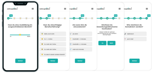 Wir sind die erste regionale Jobbörse mit integriertem Bewerbungsfunnel